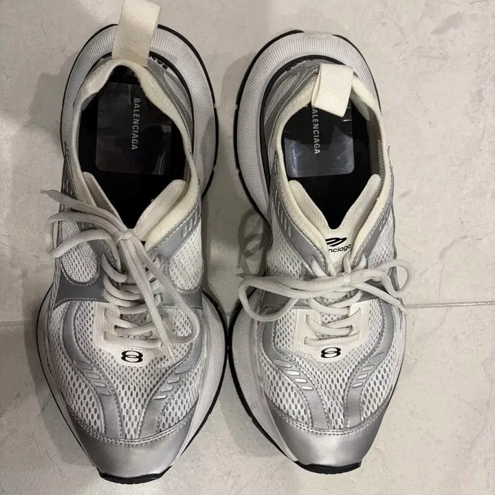[BUNJANG] Balenciaga Circuit Sneakers Silver / [41] 발렌시아가 서킷 스니커즈 실버