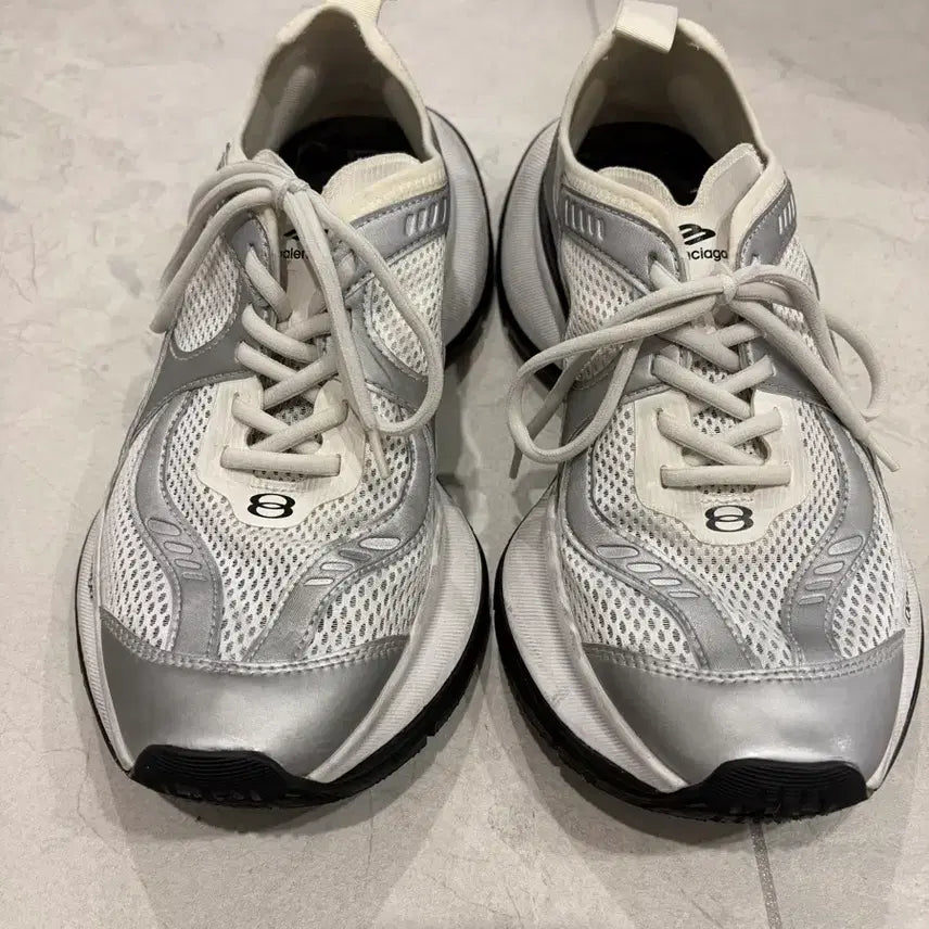 [BUNJANG] Balenciaga Circuit Sneakers Silver / [41] 발렌시아가 서킷 스니커즈 실버