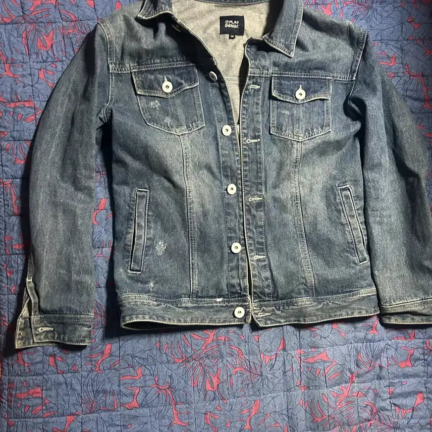 [BUNJANG] Play Denim Jacket / 플레이 데님 청자켓