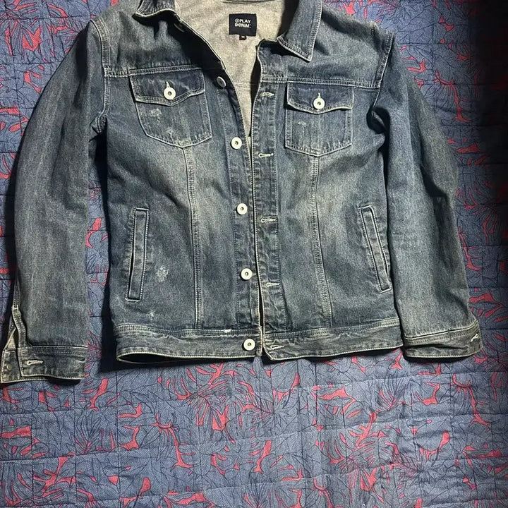 [BUNJANG] Play Denim Jacket / 플레이 데님 청자켓