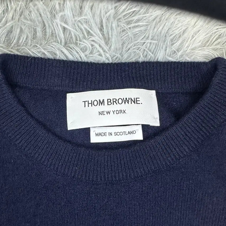 [BUNJANG] Thom Browne Cashmere Crewneck Knit Sweater / [A+/신형] 톰브라운 캐시미어 니트