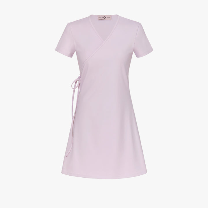 [BUNJANG] Kahara Classic Wrap Short Sleeve Dress / [카하라] 카하라 클래식 랩 드레스 반팔 새상품