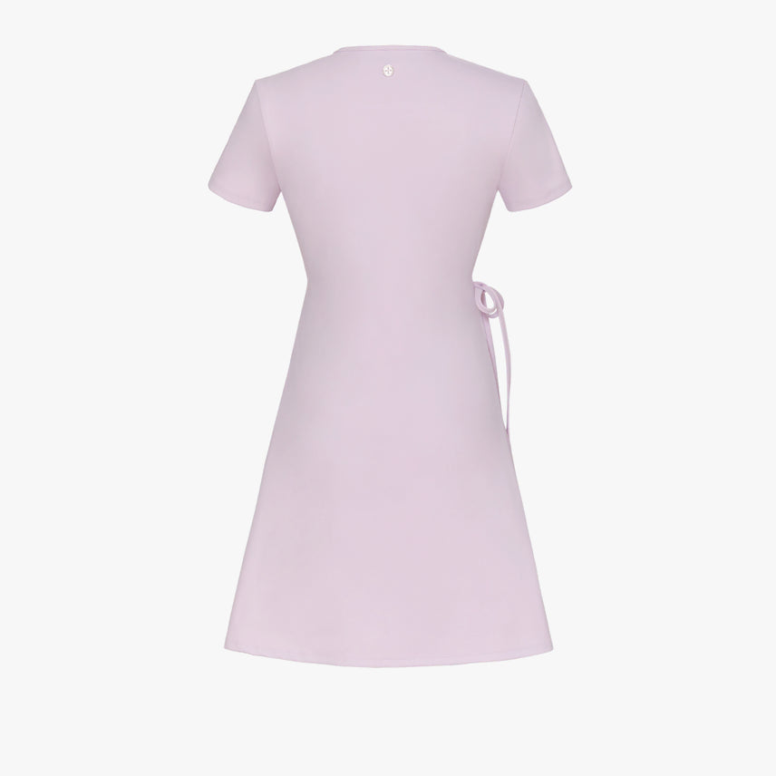[BUNJANG] Kahara Classic Wrap Short Sleeve Dress / [카하라] 카하라 클래식 랩 드레스 반팔 새상품