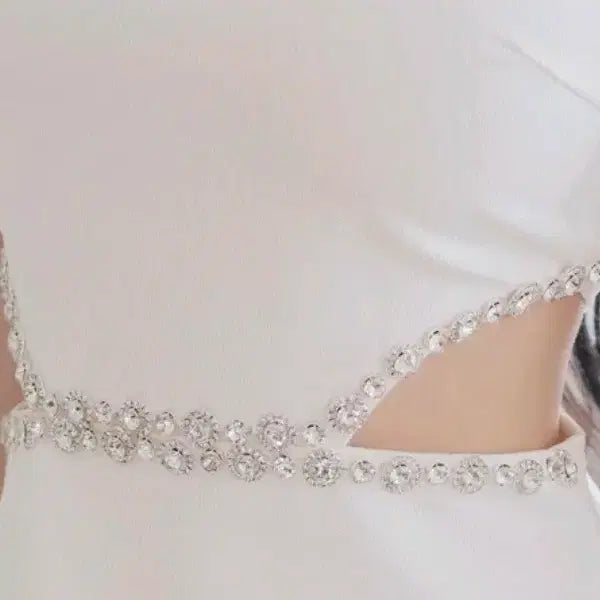[BUNJANG] Imported Dress Cubic Embellished Dress / 수입의류 큐빅원피스(8.8) 홀복드오브
