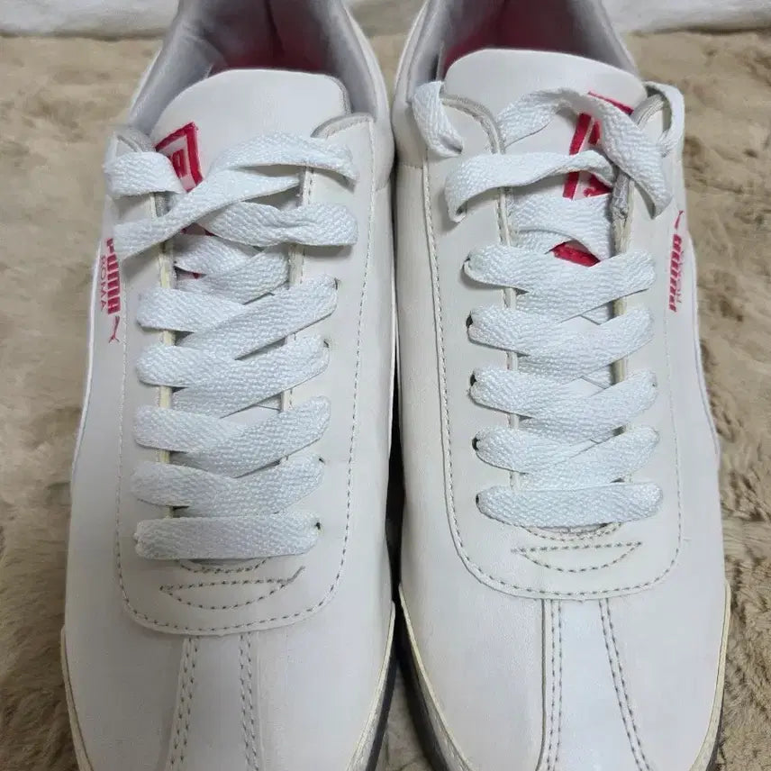 [BUNJANG] Puma Roma White Sneakers Size 260 / 푸마 로마 흰색 스니커즈 260사이즈