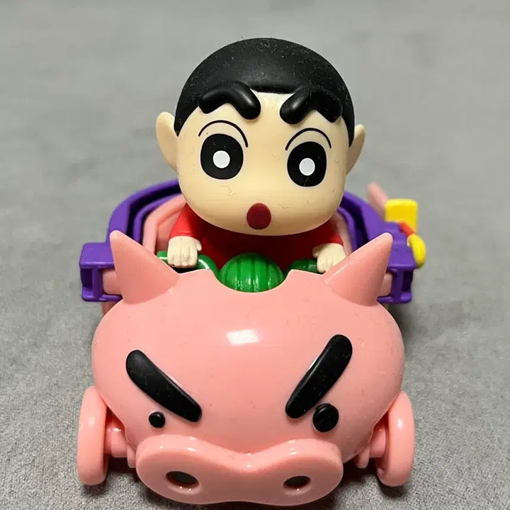 [BUNJANG] Crayon Shin-chan (Jjanggu) Tricycle Figure - Evil Overlord Ver. / 짱구 세발자전거 피규어 부리부리대마왕
