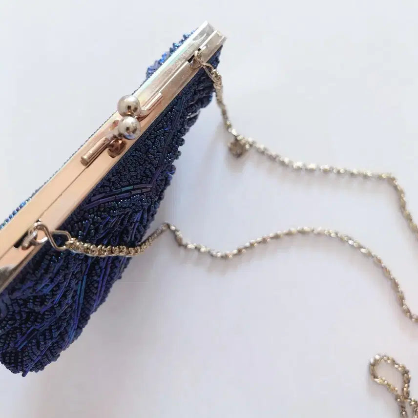 [BUNJANG] Handmade Shell Design Chain Bag / 핸드메이드  비즈 쉘 디자인 체인백