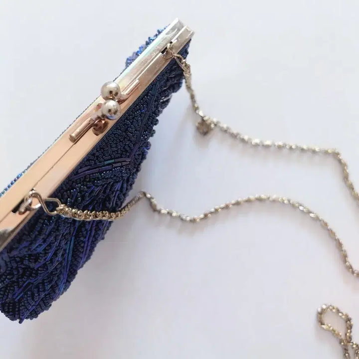 [BUNJANG] Handmade Shell Design Chain Bag / 핸드메이드  비즈 쉘 디자인 체인백
