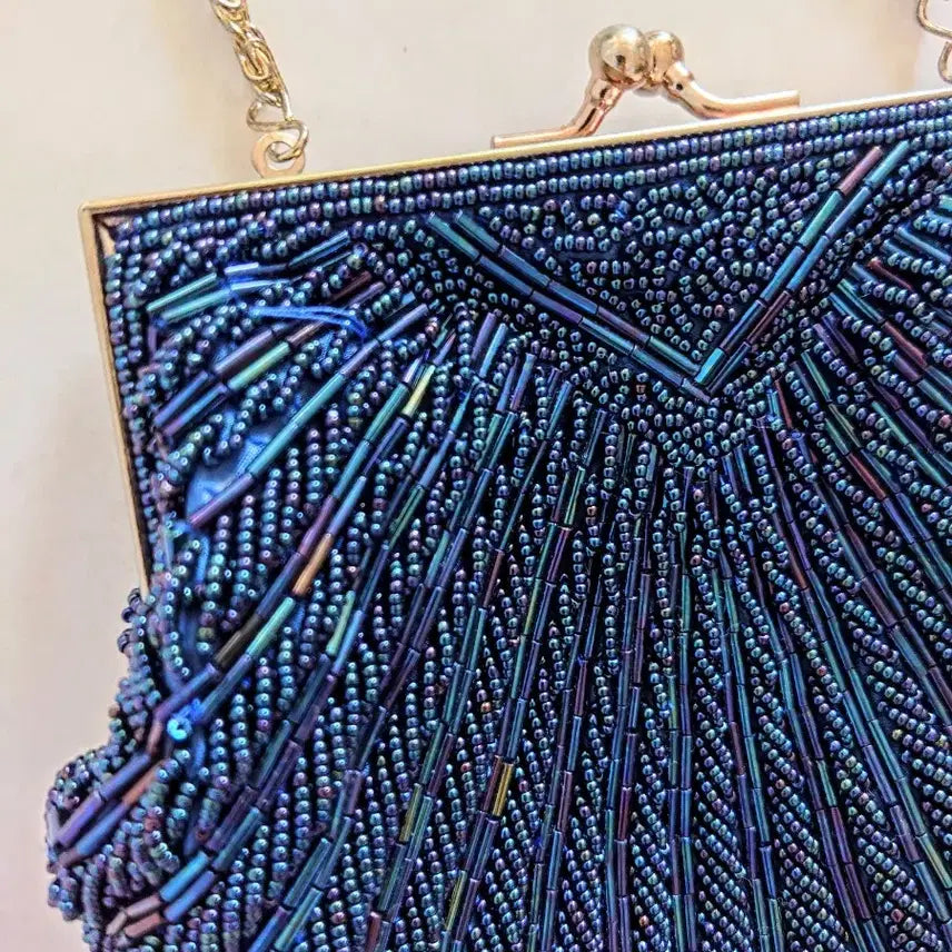 [BUNJANG] Handmade Shell Design Chain Bag / 핸드메이드  비즈 쉘 디자인 체인백