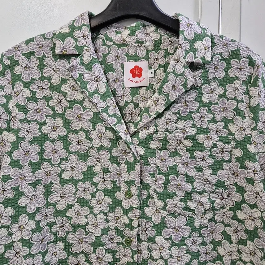 [SOLD OUT] 준준스페이스 시어서커 반팔 셔츠