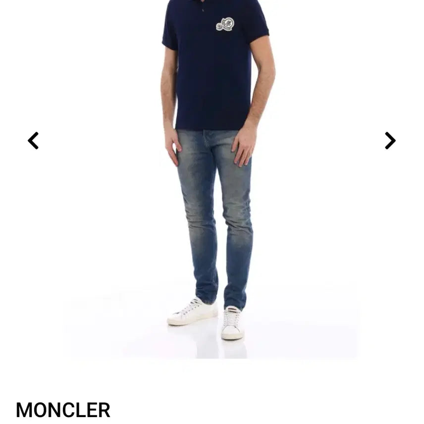 [SOLD OUT] 몽클레어 더블 로고패치 폴로셔츠 95~100