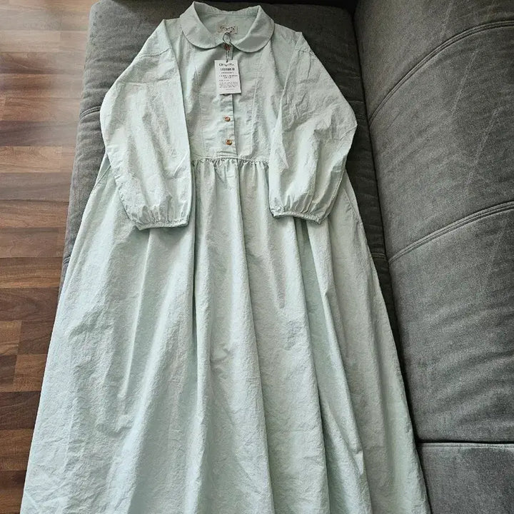 [BUNJANG] Chiquita Cotton Washed Mint Maxi Dress / (새상품)치키타 순면 워싱 민트 원피스 판매해요