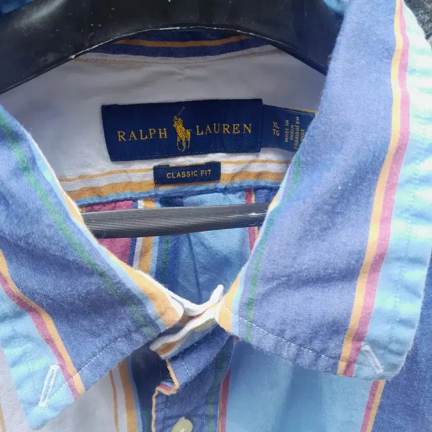 [SOLD OUT] 폴로 랄프로렌 스트라이프 반팔 셔츠XL