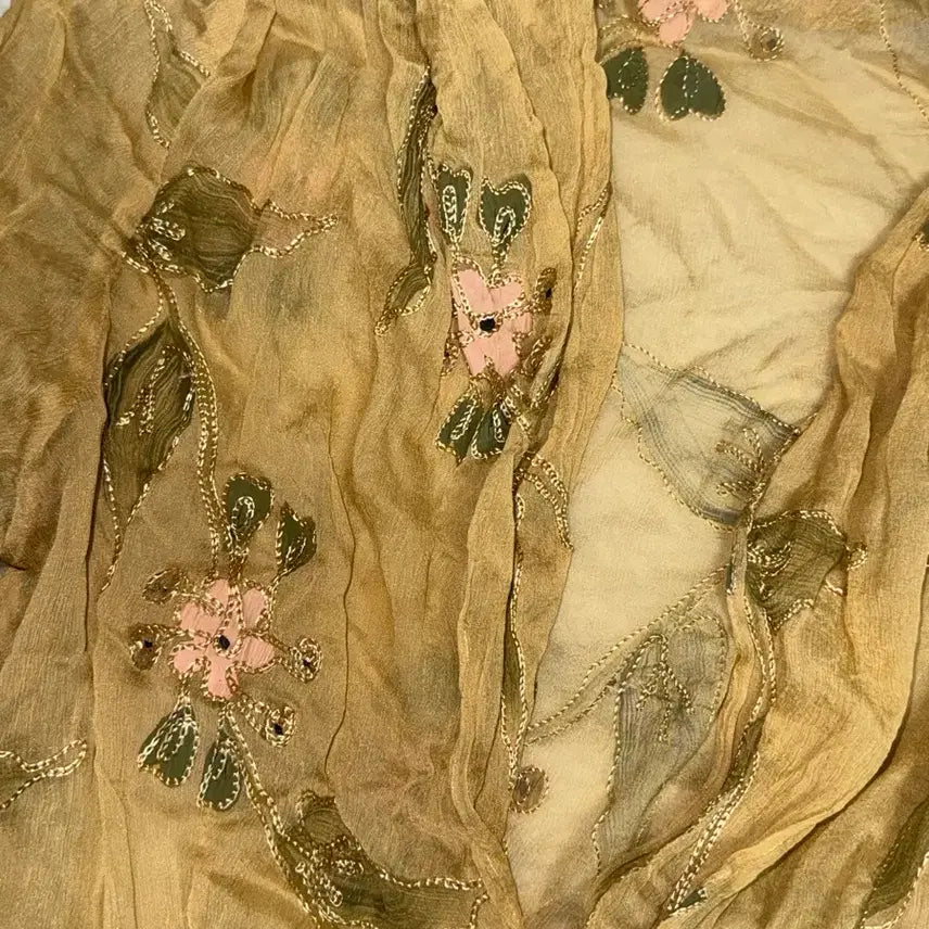 [BUNJANG] Vintage Oriental Fairy Layered Shirt / 빈티지 오리엔탈 페어리 레이어드 셔츠