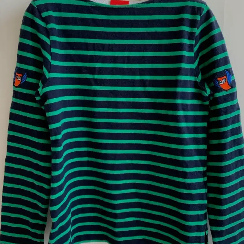 [BUNJANG] Lucky Chouette Striped T-shirt 36 / 럭키슈에뜨 스트라이프 티36