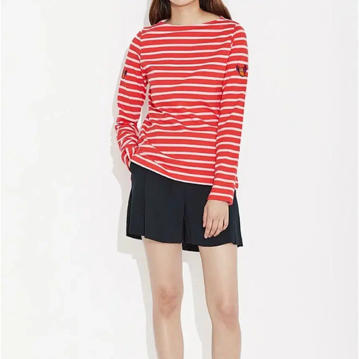 [BUNJANG] Lucky Chouette Striped T-shirt 36 / 럭키슈에뜨 스트라이프 티36