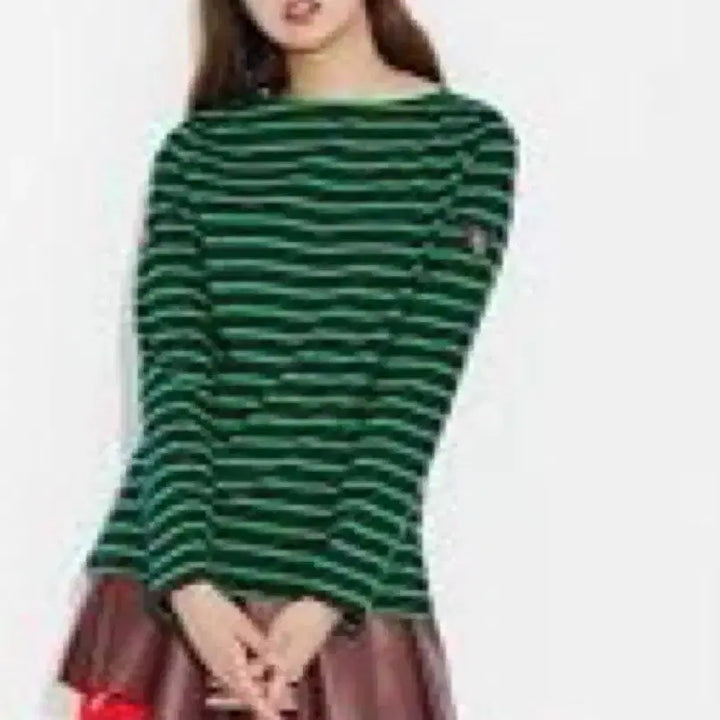 [BUNJANG] Lucky Chouette Striped T-shirt 36 / 럭키슈에뜨 스트라이프 티36