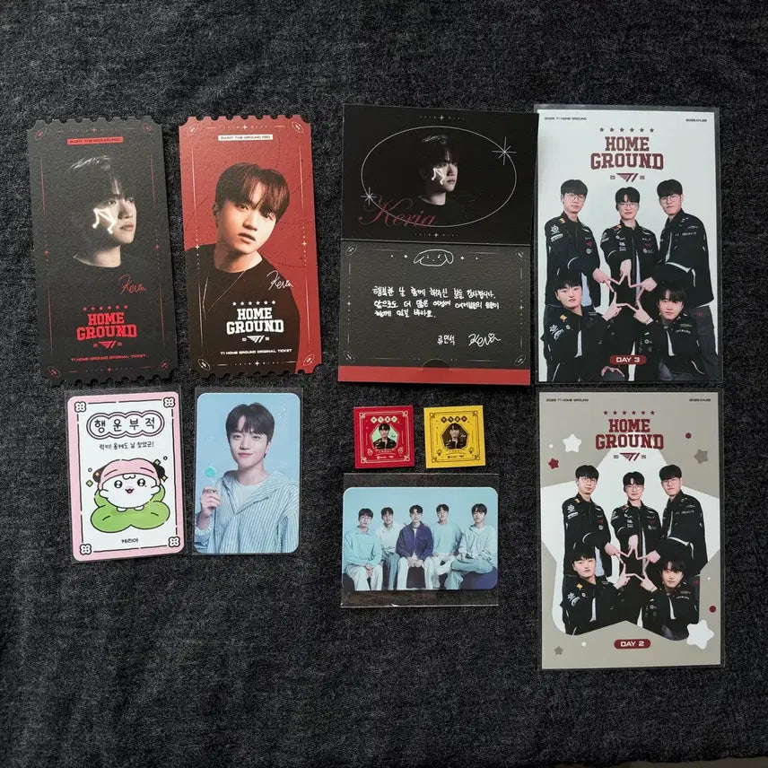[SOLD OUT] T1 티원 홈그라운드 케리아 Keria 우리은행 포토카드 메시지카드 티켓