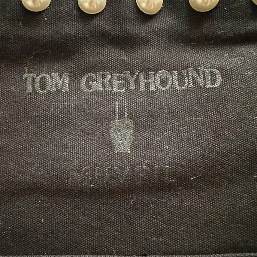 [BUNJANG] Thom Browne Mini Black Denim Tote Bag with Pearl Embellishment / 톰그레이하운드 미니 블랙 데님토트백 + 진주 장식