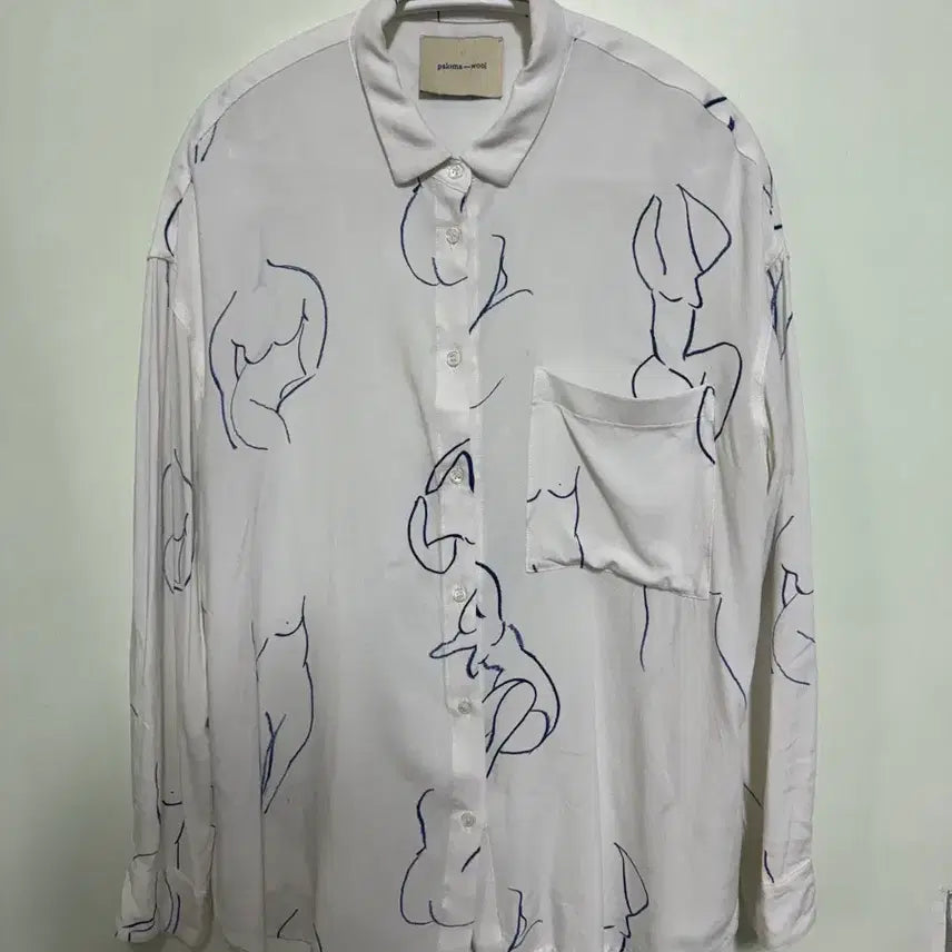[BUNJANG] Paloma Wool Drawing Shirt / 팔로마울 드로잉 셔츠
