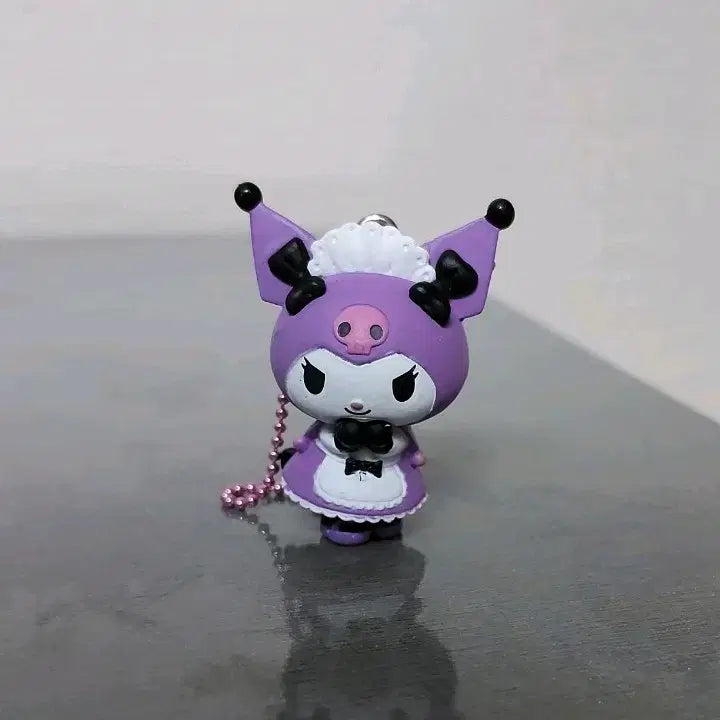 [BUNJANG] Kuromi Maid Outfit Figure Keyring / (5월까지 할인)쿠로미 메이드복 피규어 키링