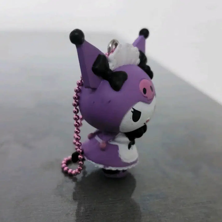 [BUNJANG] Kuromi Maid Outfit Figure Keyring / (5월까지 할인)쿠로미 메이드복 피규어 키링