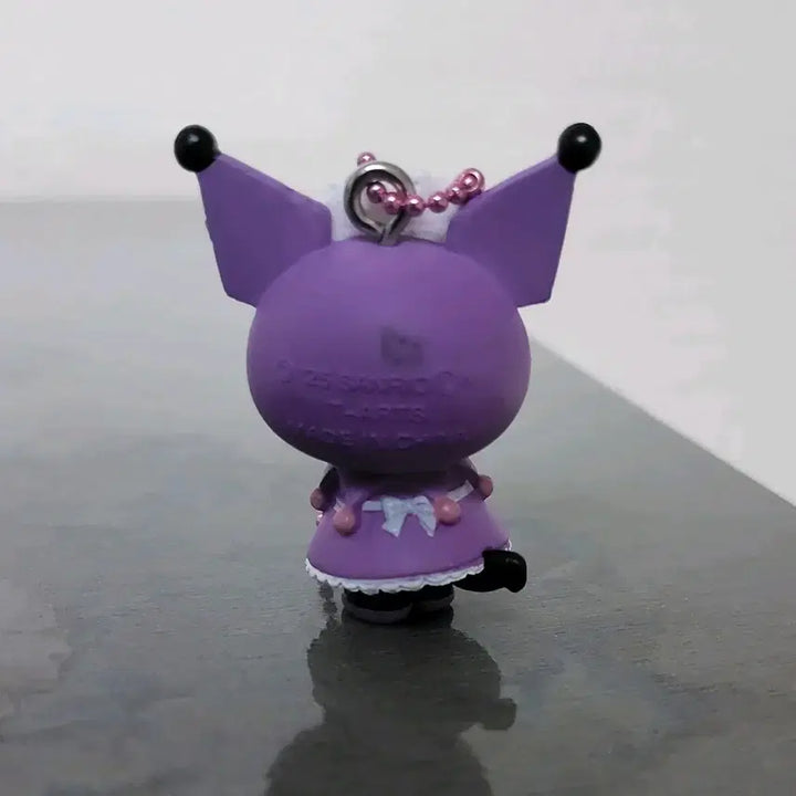 [BUNJANG] Kuromi Maid Outfit Figure Keyring / (5월까지 할인)쿠로미 메이드복 피규어 키링