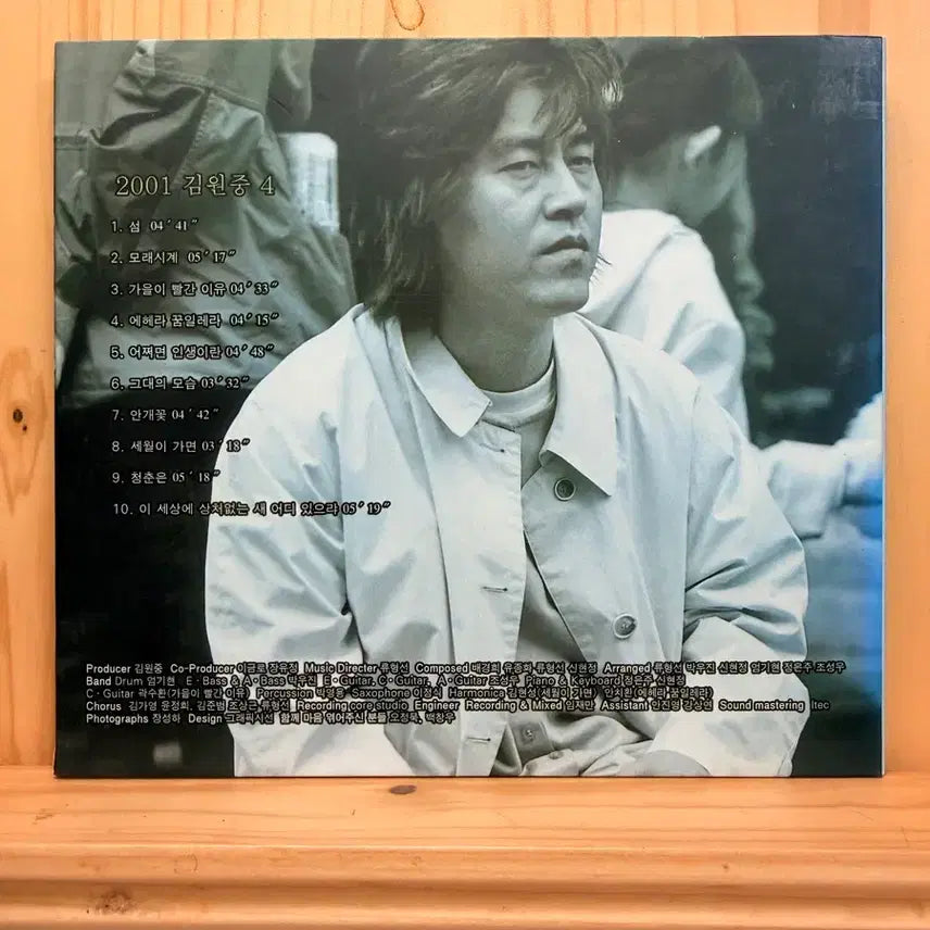 [BUNJANG] Kim Won-joong 4th Album Signed CD / CD 2001김원중 4집,섬.싸인앨범,자켓속에 싸인