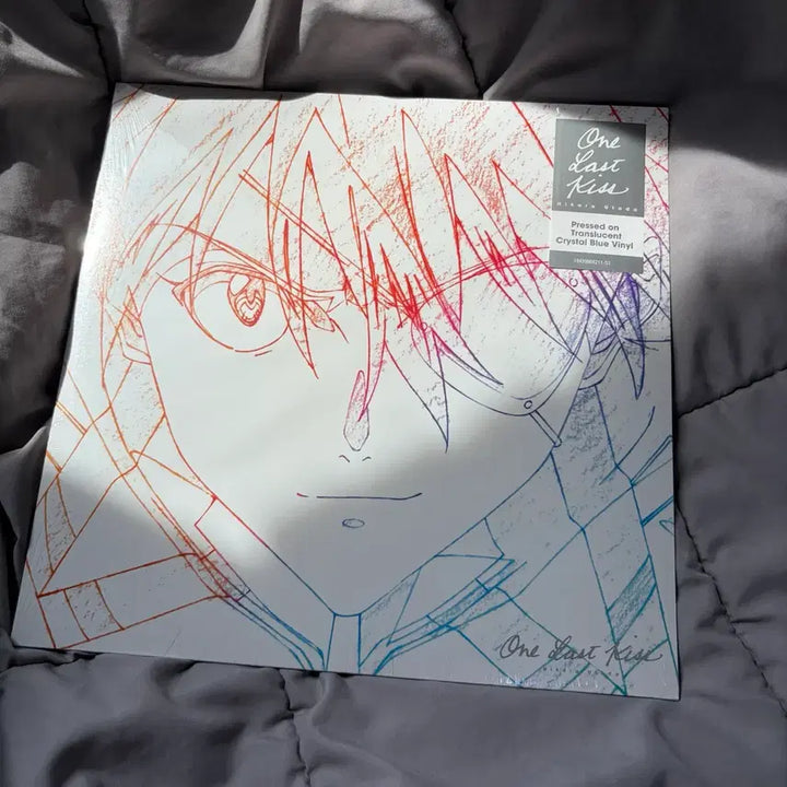 [BUNJANG] Evangelion One Last Kiss Crystal Blue Vinyl LP (Sealed) / 에반게리온 LP - One Last Kiss 크리스탈 블루 (미개봉)