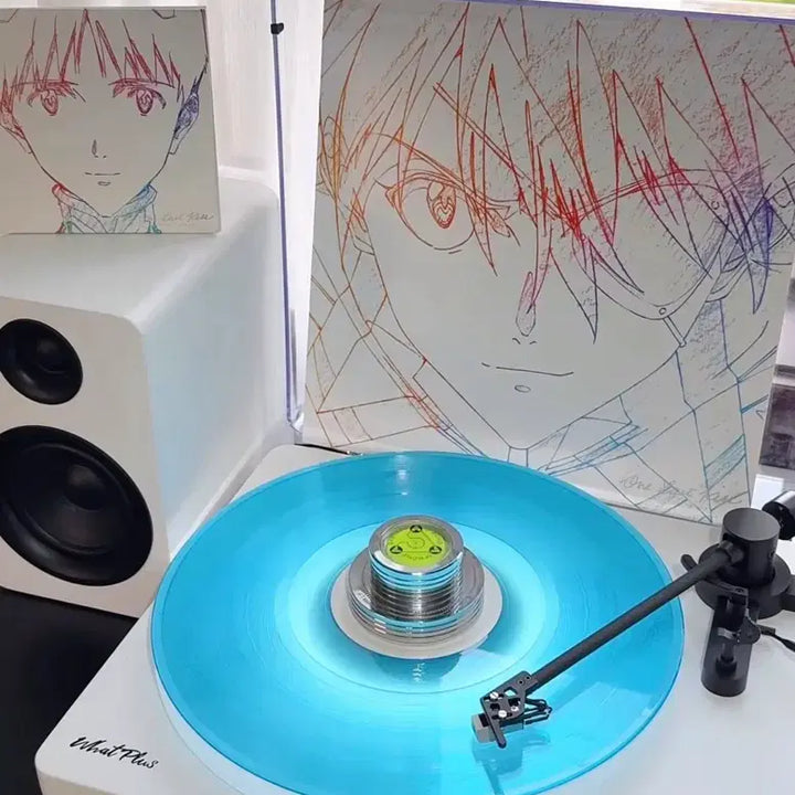 [BUNJANG] Evangelion One Last Kiss Crystal Blue Vinyl LP (Sealed) / 에반게리온 LP - One Last Kiss 크리스탈 블루 (미개봉)