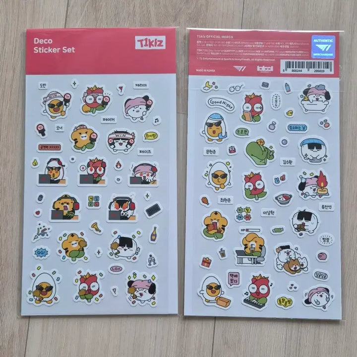 [BUNJANG] T1 Homeground T1klz Deco Sticker / T1 티원 홈그라운드 도오페페케 티끌즈 t1klz 데코스티커