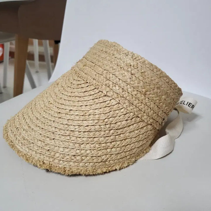 [BUNJANG] SJYP Raffia Sun Cap Hat / sjsj 라피아 썬캡 모자