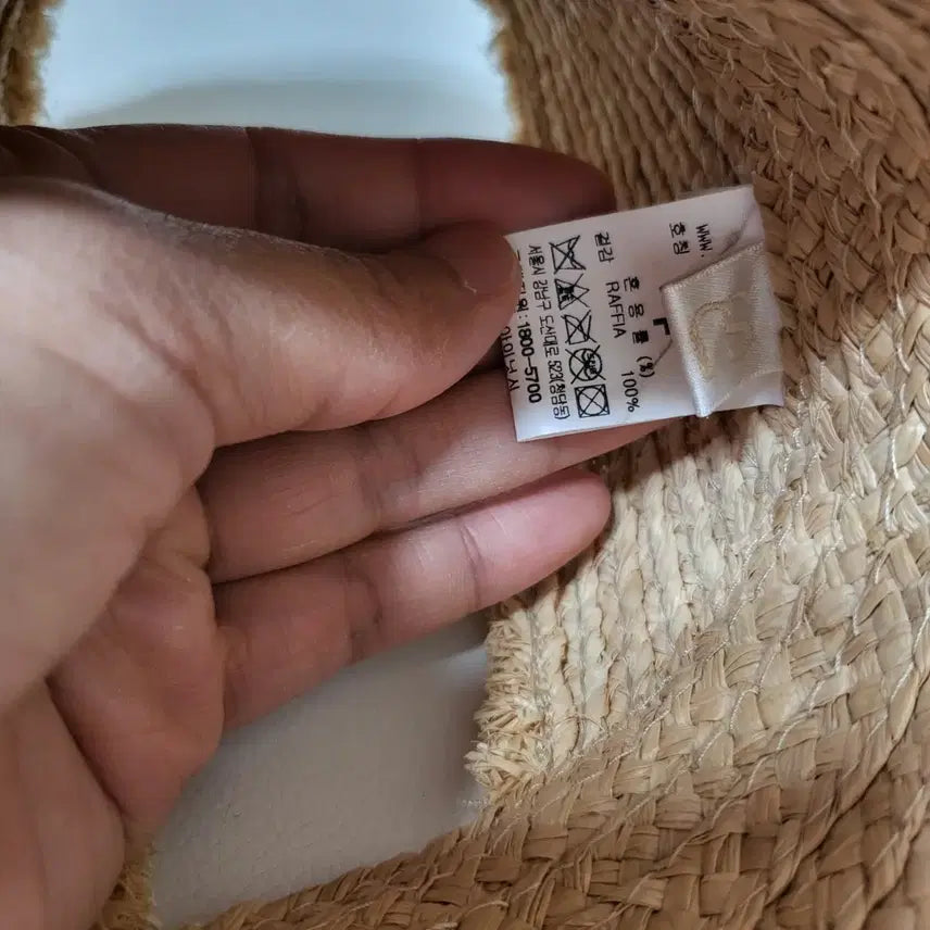 [BUNJANG] SJYP Raffia Sun Cap Hat / sjsj 라피아 썬캡 모자
