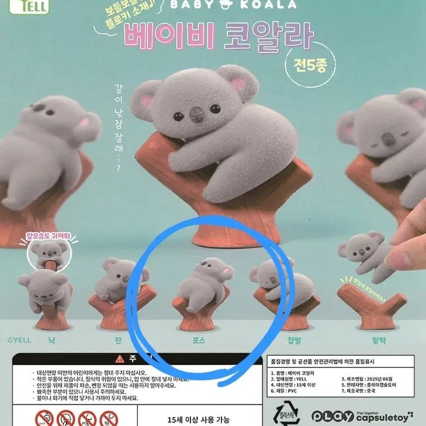 [BUNJANG] Baby Koala Gacha Figure Collection / 베이비 코알라 가챠 피규어