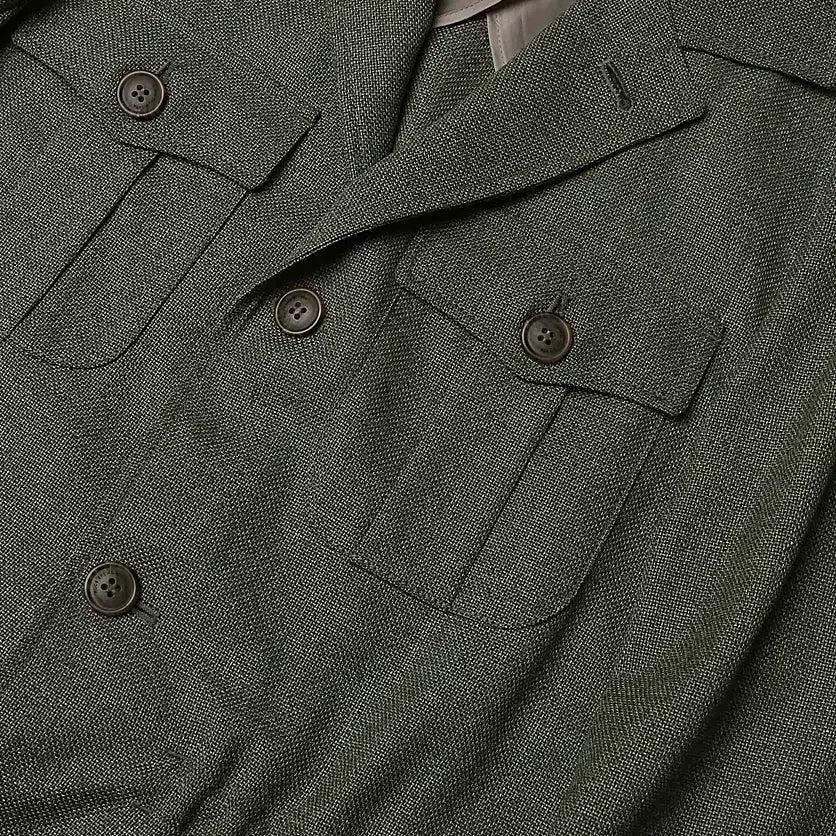 [BUNJANG] Man On The Boon Reda Traceable Wool Safari Jacket / 맨온더분 [Man On The Boon] 레다 울 사파리 자켓