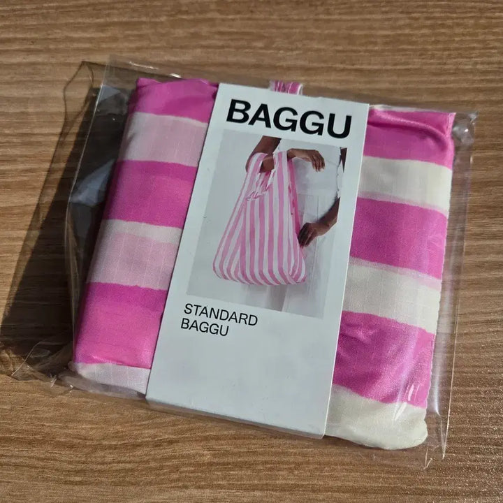 [BUNJANG] Baku Standard Pink Painted Stripe Bag / 새상품) 바쿠 스탠다드, 핑크 페인티드 스트라이프