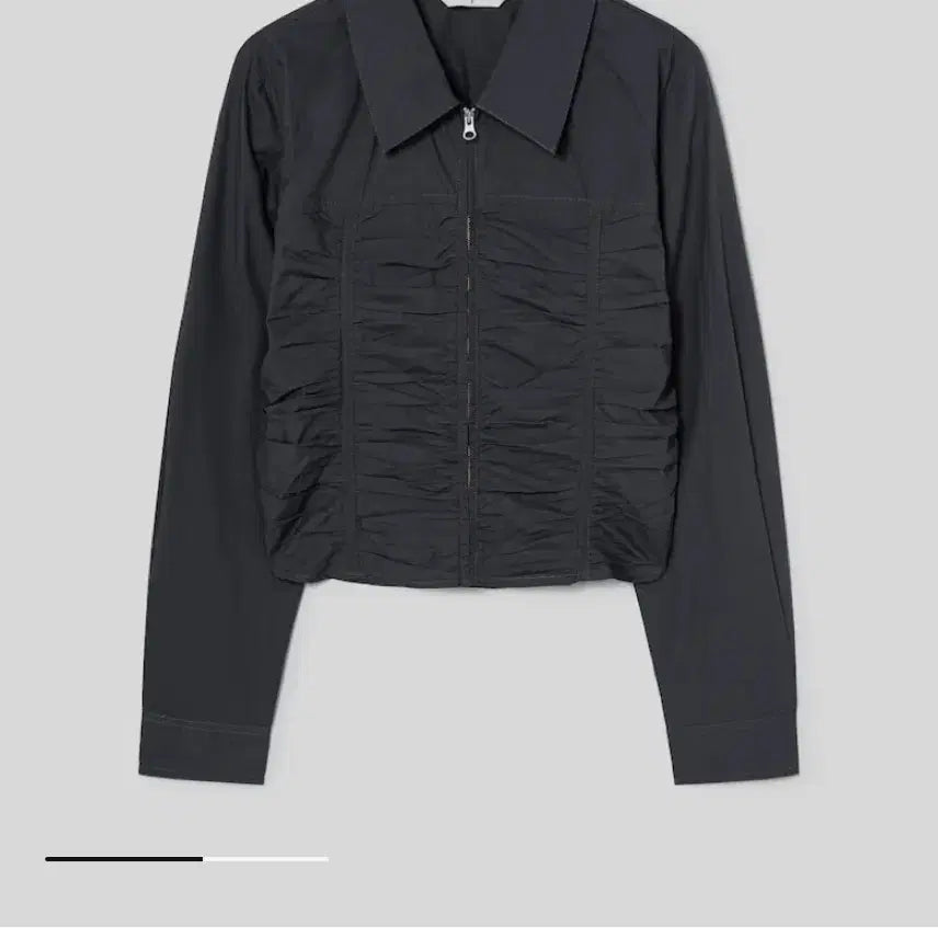 [BUNJANG] 8seconds Shirring Long Sleeve Shirt Ash M / 에잇세컨즈 셔링 긴소매 셔츠 애쉬 M