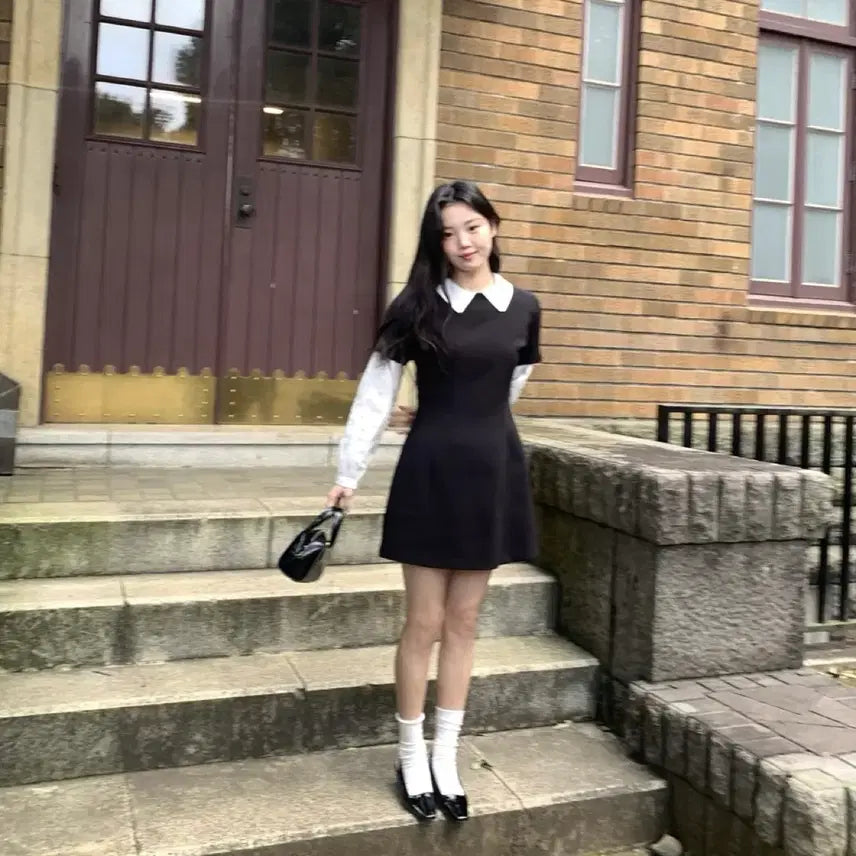 [BUNJANG] 메리온 핀콧 카라 블라우스 / 화이트 블라우스 / 메리온 핀콧 카라 블라우스 / 화이트 블라우스
