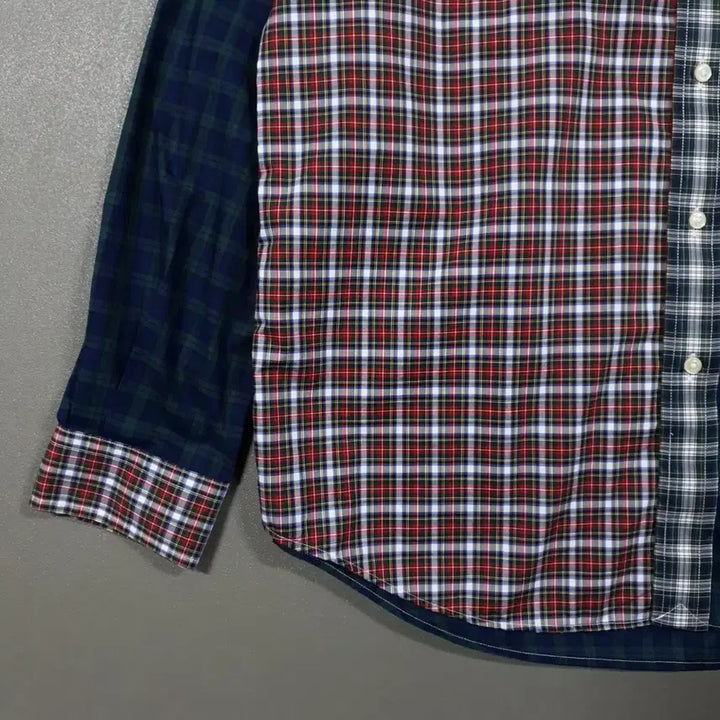 [BUNJANG] Polo Ralph Lauren 21FW Multicolor Tartan Check Pony Long Sleeve Shirt Classic Fit L / 폴로 랄프로렌 신형 큐알 21FW 멀티컬러 타탄체크 포니 긴팔 셔츠 남방