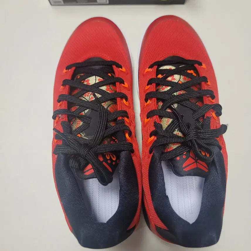 [BUNJANG] Kobe 9 EM Red and Gold Basketball Shoes / [270] 코비9 EM 레드 앤 골드