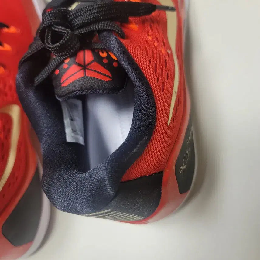 [BUNJANG] Kobe 9 EM Red and Gold Basketball Shoes / [270] 코비9 EM 레드 앤 골드