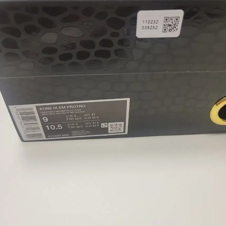 [BUNJANG] Kobe 9 EM Red and Gold Basketball Shoes / [270] 코비9 EM 레드 앤 골드