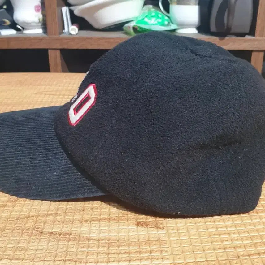 [BUNJANG] Polo Ralph Lauren Black Corduroy Fleece Lined Baseball Cap / 폴로 블랙 코듀로이 볼캡 모자 후리스 모자