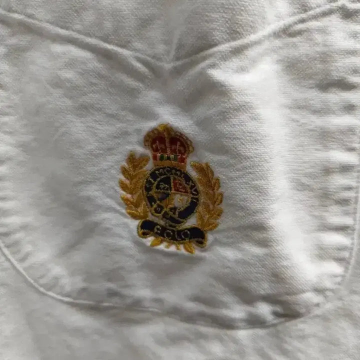 [BUNJANG] Polo Ralph Lauren White Short-Sleeve Shirt / 폴로 랄프로렌 화이트 반팔 셔츠 100-105사이즈
