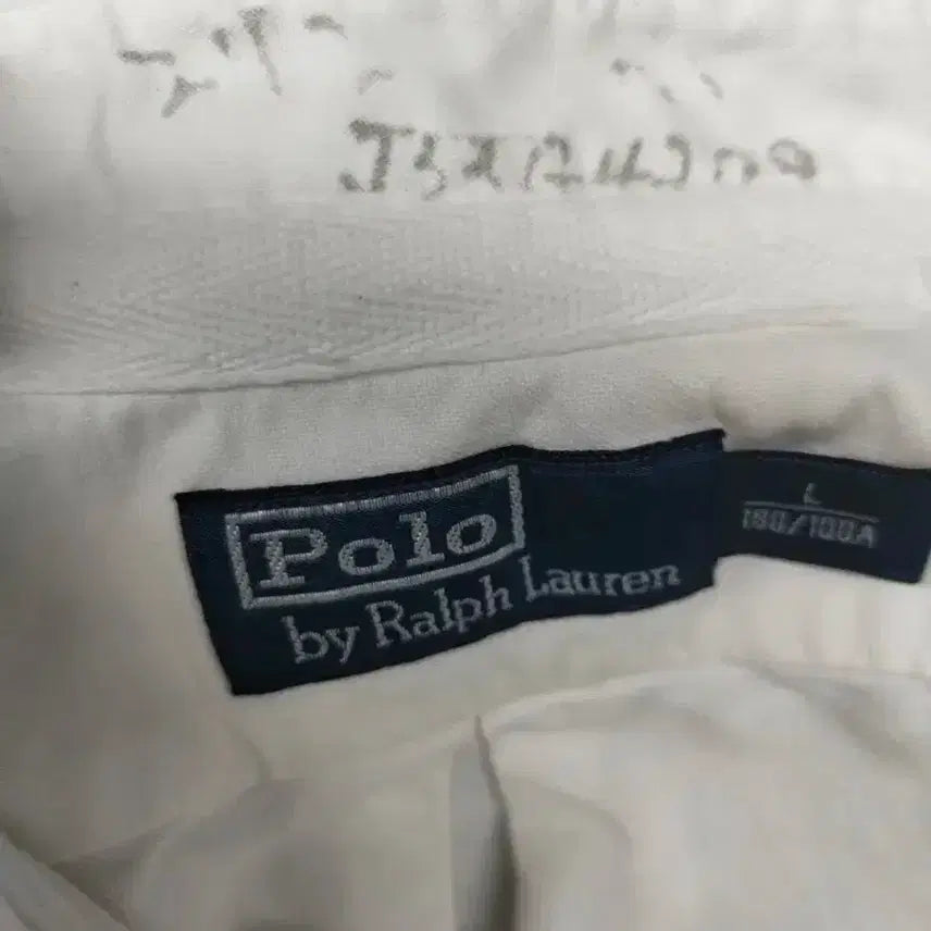 [BUNJANG] Polo Ralph Lauren White Short-Sleeve Shirt / 폴로 랄프로렌 화이트 반팔 셔츠 100-105사이즈