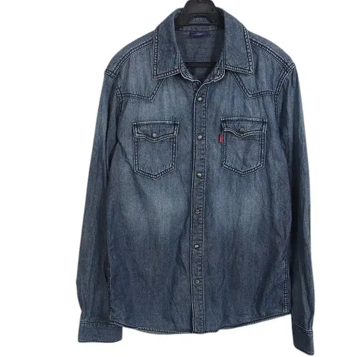 [BUNJANG] Dickies Washed Denim Shirt (Men&