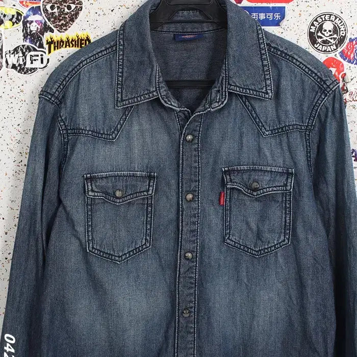 [BUNJANG] Dickies Washed Denim Shirt (Men&