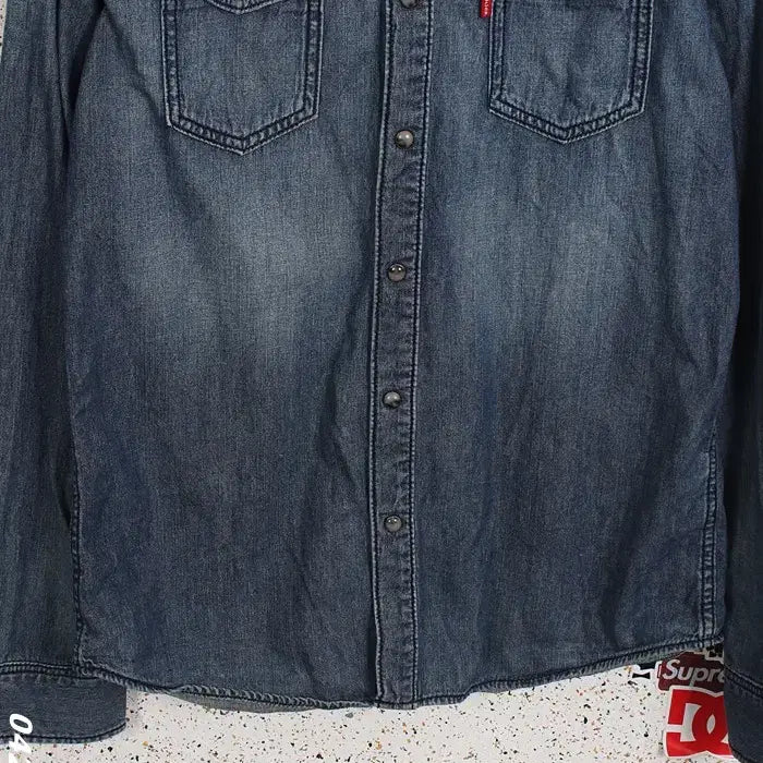 [BUNJANG] Dickies Washed Denim Shirt (Men&