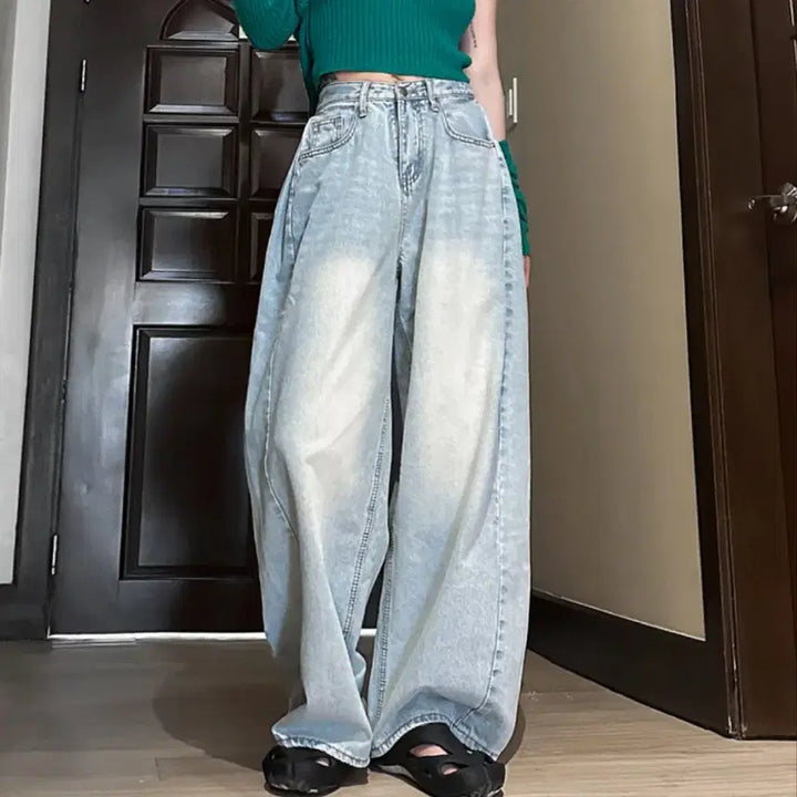 [BUNJANG] Zigzag Light Wash Denim M (Short) / 지그재그 연청M