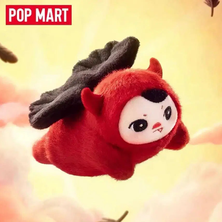 [BUNJANG] Pop Mart Pooky Beanie Flying Baby Series Doll Keychain (Opened) / [정품]푸키 비니 플라잉 베이비 시리즈 인형 키링(단순개봉 새상품)악마